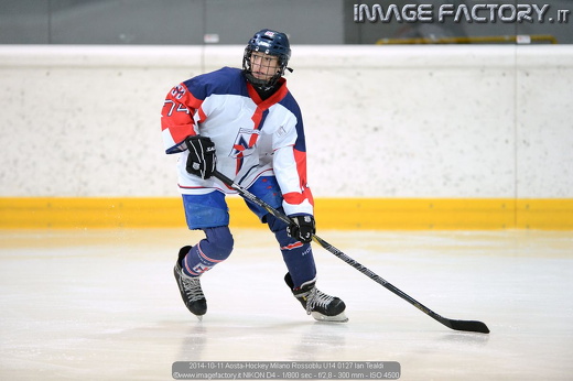 2014-10-11 Aosta-Hockey Milano Rossoblu U14 0127 Ian Tealdi
